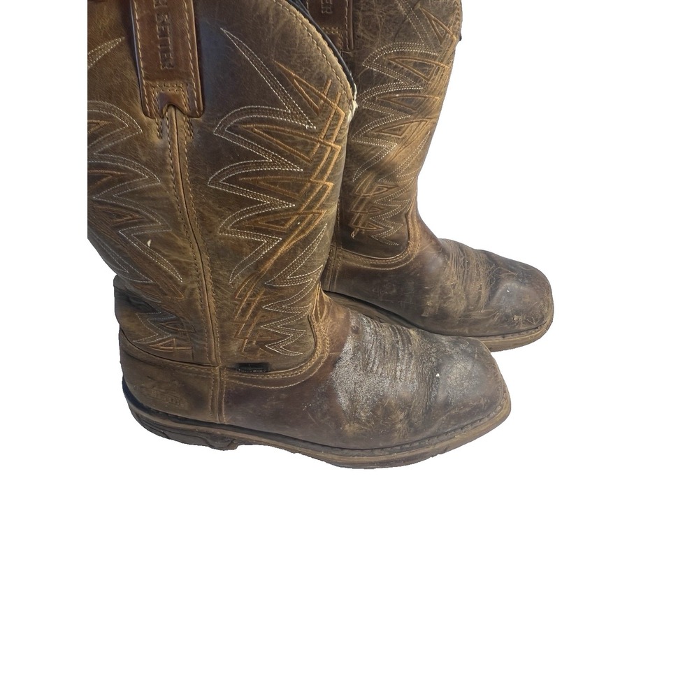 Irish‎ Setter Marshall Brown Leather Work Boots Men 9.5 Steel Toe 83923 Outdoor - Picture 2 of 14